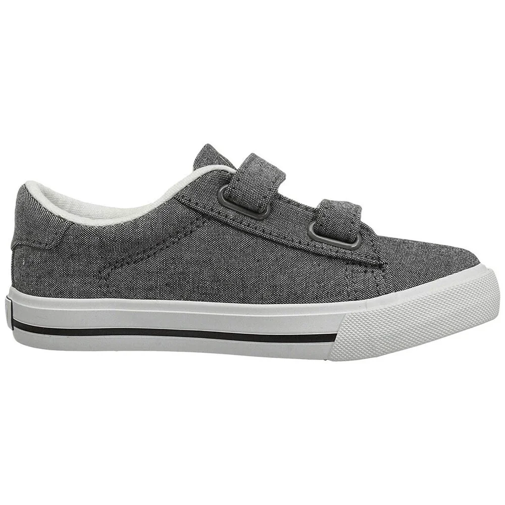 Polo Ralph Lauren Easten EZ Sneakers Kids 4.5 Gray Comfort Casual Shoes RHS4767